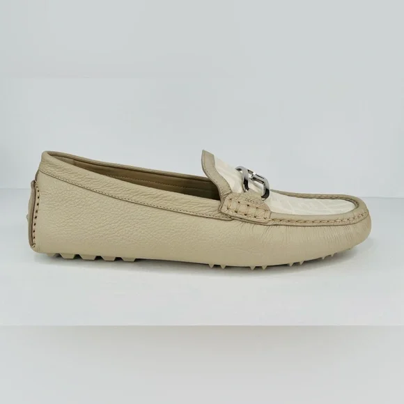 Fendi O'Lock FF Jacquard Logo Driving Leather Shoes UK 10 - US 11 - EU 44